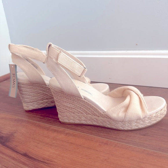 TOMS Marisela Wedge Sandal, size 8. NWT - Picture 2 of 4